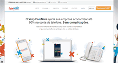 Desktop Screenshot of falemaisvoip.com.br